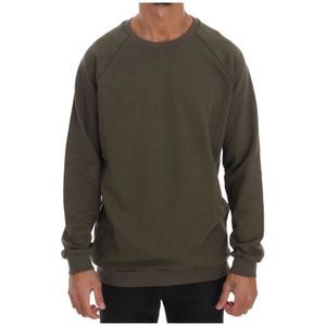 Daniele Alessandrini, Heren, Sweatshirts & Hoodies, Groen, Maat: XL Katoen,