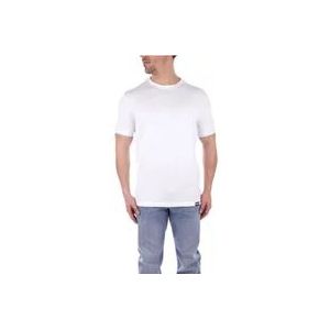 Dsquared2 Wit Logo Achter T-shirt , White , Heren , Maat: L