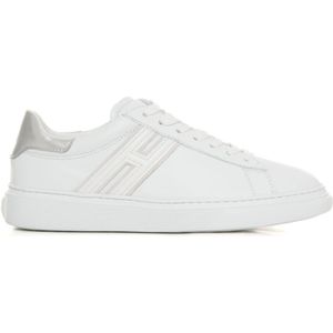 Hogan Luxe Leren Sneakers , White , Dames , Maat: 35 EU