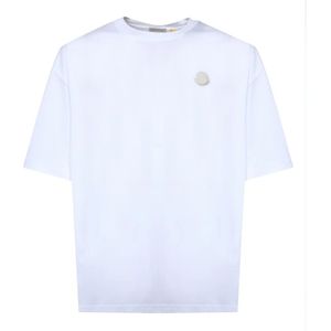 Moncler, Heren, Tops, Wit, Maat: L Katoen,