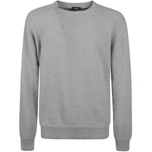 Herno, Heren, Truien, Grijs, Maat: 2XL Wol,