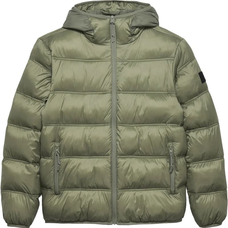 Tommy Jeans - Gewatteerd Jack - Regular Fit - Effen - Met Capuchon