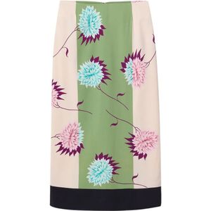 La DoubleJ, Dames, Rokken, Veelkleurig, Maat: XL Satijn,