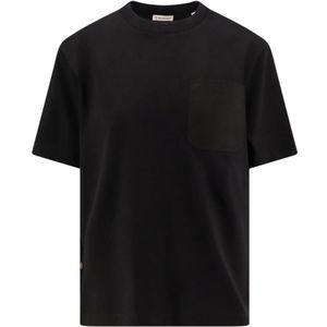 Moncler, Dames, Tops, Zwart, Maat: M Katoen,