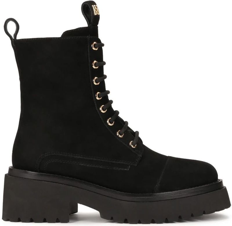 Kazar - Sneakers - Zwart - Suède - Dames