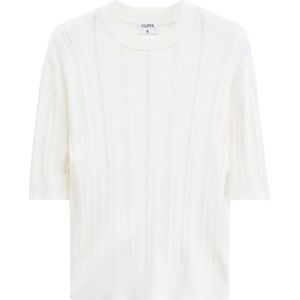 Filippa K, Dames, Truien, Wit, Maat: M Katoen,
