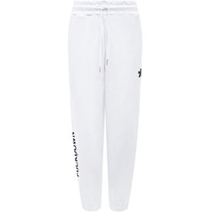 Comme des Fkdown, Dames, Broeken, Wit, Maat: L Fleece,