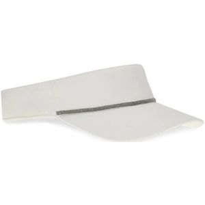 Brunello Cucinelli, Dames, Accessoires, Wit, Maat: M Nylon,