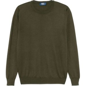 Fedeli, Heren, Truien, Groen, Maat: XL Zijde,