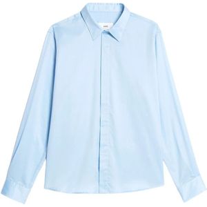Ami Paris, Heren, Overhemden, Blauw, Maat: 3XL
