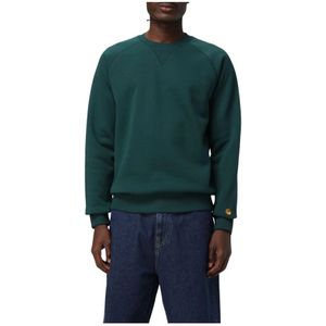 Carhartt Wip, Heren, Sweatshirts & Hoodies, Groen, Maat: XL