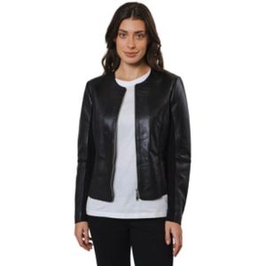 Rino&Pelle, Dames, Jassen, Zwart, Maat: XL Leer,