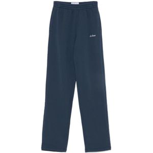 MC2 Saint Barth, Dames, Broeken, Blauw, Maat: M Katoen,