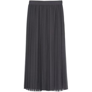 Eleventy, Dames, Rokken, Grijs, Maat: S Chiffon,