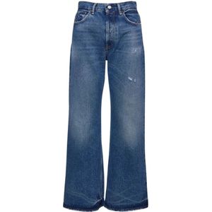 Acne Studios, Dames, Jeans, Blauw, Maat: W25 Katoen,