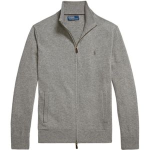 Polo Ralph Lauren, Heren, Truien, Grijs, Maat: 2XL Leer,