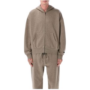 Fear Of God, Heren, Sweatshirts & Hoodies, Bruin, Maat: L Katoen,