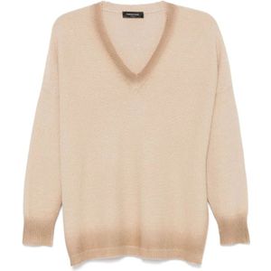Fabiana Filippi, Dames, Truien, Beige, Maat: S