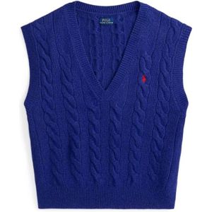 Polo Ralph Lauren - Gebreide Spencer - Kabelpatroon - V-hals