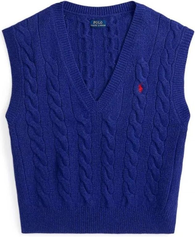 Polo Ralph Lauren - Gebreide Spencer - Kabelpatroon - V-hals