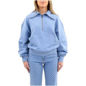 Daily Paper, Dames, Sweatshirts & Hoodies, Blauw, Maat: S