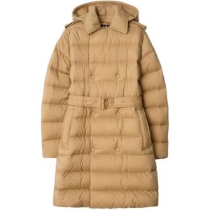 Burberry, Dames, Mantels, Bruin, Maat: M Polyamide,