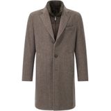 Boggi Milano - Wollen Gewatteerde Jas - Bruin - Heren
