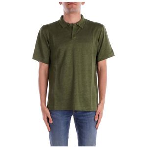 Saint Barth, Heren, Tops, Groen, Maat: XL Linnen,