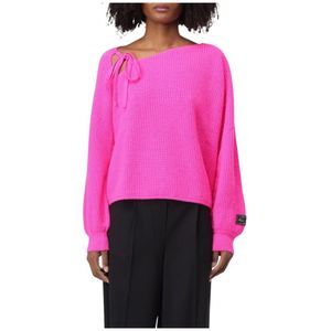 Msgm, Dames, Truien, Roze, Maat: L Wol,