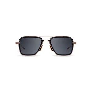 Dita Stijlvolle zonnebril met metalen frame , Black , Heren , Maat: 53 MM