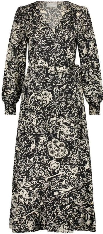 Fabienne Chapot - Natalia Maxi Wrap Jurk - Zwart - Dames