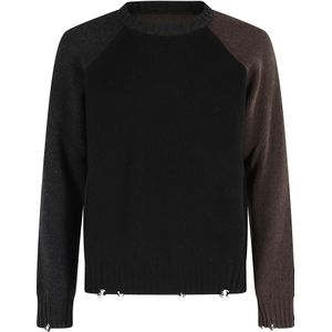 MM6 Maison Margiela, Heren, Truien, Zwart, Maat: M