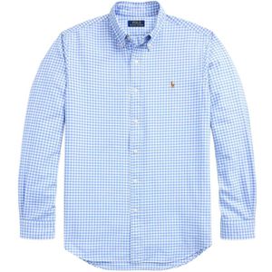 Polo Ralph Lauren, Heren, Overhemden, Blauw, Maat: S