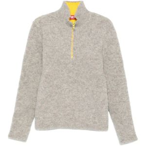 Diesel, Heren, Truien, Grijs, Maat: L