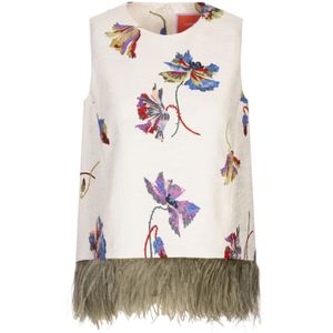 La DoubleJ, Dames, Tops, Veelkleurig, Maat: M Katoen,