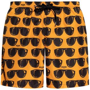 Moschino, Heren, Badkleding, Veelkleurig, Maat: XL Zijde,