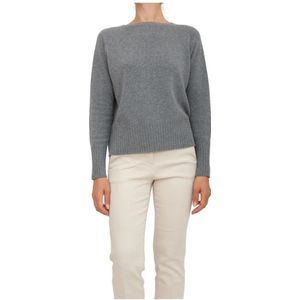 Marella, Dames, Truien, Grijs, Maat: L Wol,