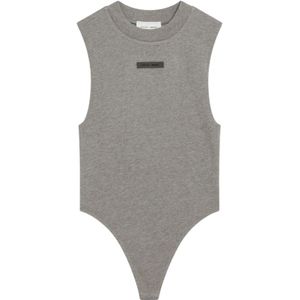 Fear Of God, Dames, Tops, Grijs, Maat: L Katoen,