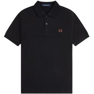Fred Perry - Poloshirt - Zwart - Katoen