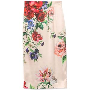 Dolce & Gabbana, Dames, Rokken, Veelkleurig, Maat: S
