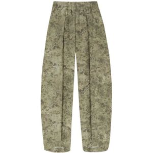 Cortana, Dames, Broeken, Groen, Maat: XS Zijde,