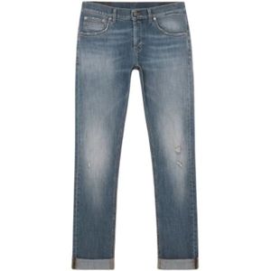 Dondup, Heren, Jeans, Blauw, Maat: W30 Denim,