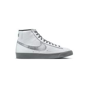 Nike Blazer Mid'77 Leren Sneakers , White , Heren , Maat: 44 1/2 EU