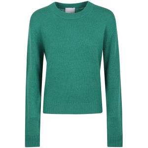 Allude - 255.11204 - Gebreide Trui - Groen - 100% Kasjmier