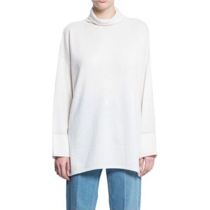 Max Mara, Dames, Truien, Wit, Maat: S Zijde,