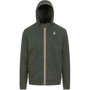 K-Way, Heren, Sweatshirts & Hoodies, Groen, Maat: S Katoen,