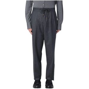 Brunello Cucinelli, Heren, Broeken, Grijs, Maat: L