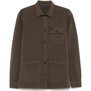 Fay, Heren, Jassen, Bruin, Maat: XL