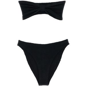Hunza G, Dames, Badkleding, Zwart, Maat: ONE Size Polyamide,
