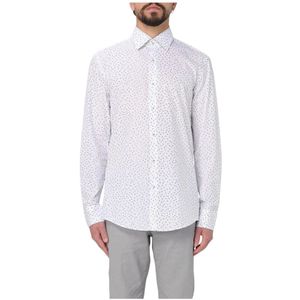 Hugo Boss - Shirt - Burgundy - Katoen